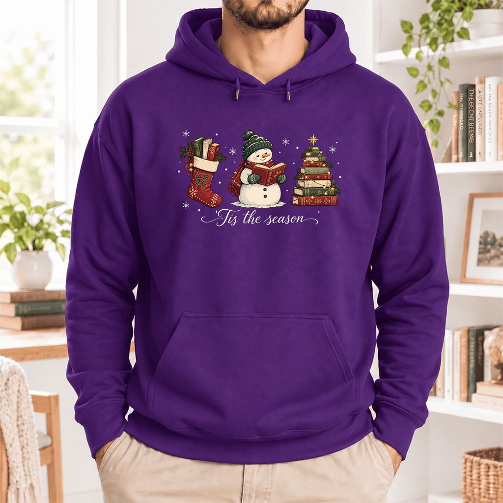 'Tis The Season Softstyle Hoodie | Christmas Gift Purple