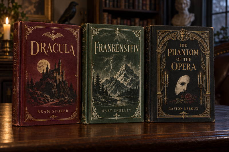 Why Dracula, Frankenstein & The Phantom of the Opera Are the Ultimate Halloween Reads