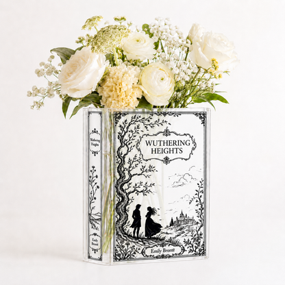 Wuthering Heights Acrylic Book Vase Book Lover Gift