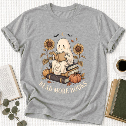 Read More Books Ultra-Soft Cotton T-Shirt | Cozy Book Lover Gift Athletic Heather