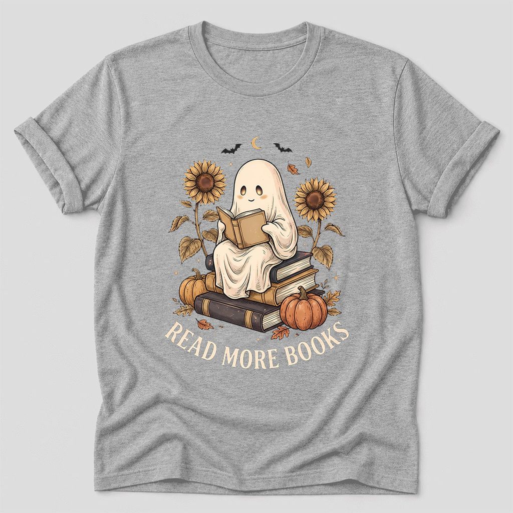 Read More Books Ultra-Soft Cotton T-Shirt | Cozy Book Lover Gift Athletic Heather