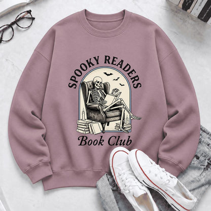 Spooky Readers Book Club Softstyle Sweatshirt | Halloween Book Lover Gift Paragon