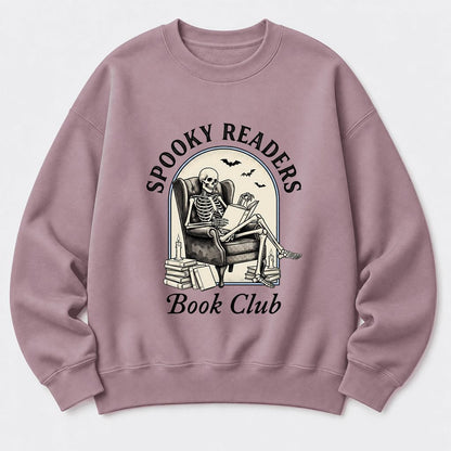 Spooky Readers Book Club Softstyle Sweatshirt | Halloween Book Lover Gift Paragon