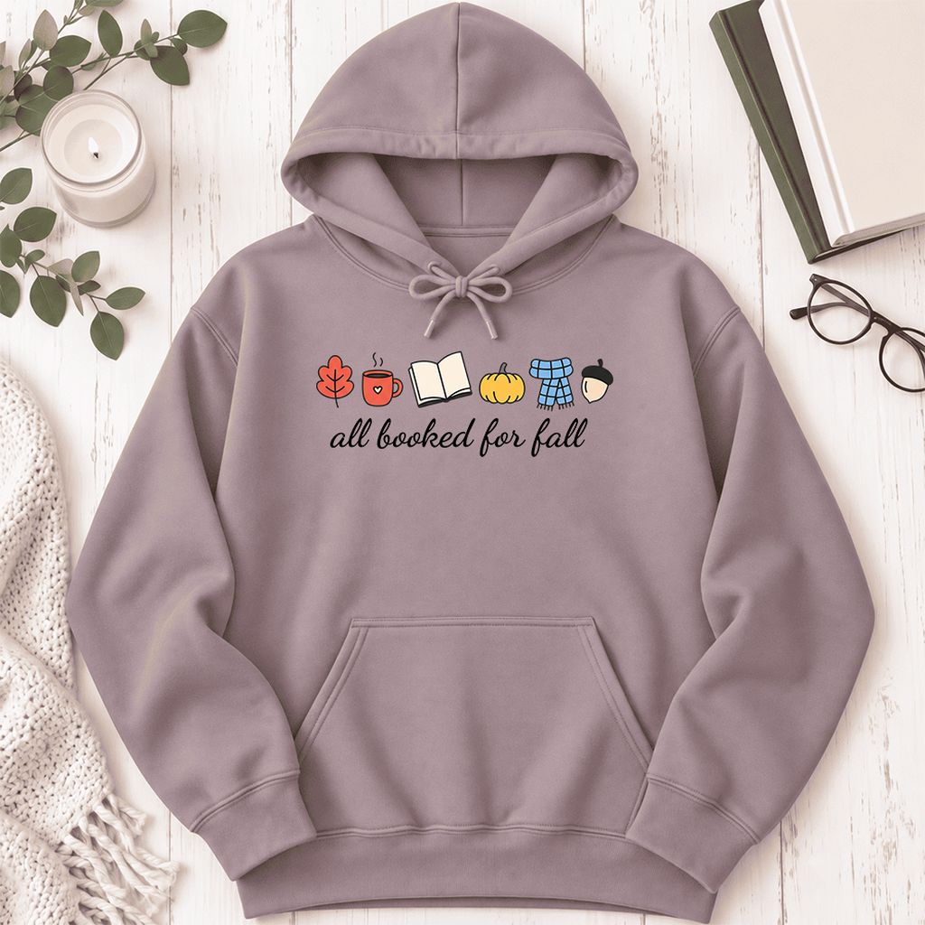 All Booked For Fall Softstyle Hoodie | Cozy Book Lover Gift Paragon
