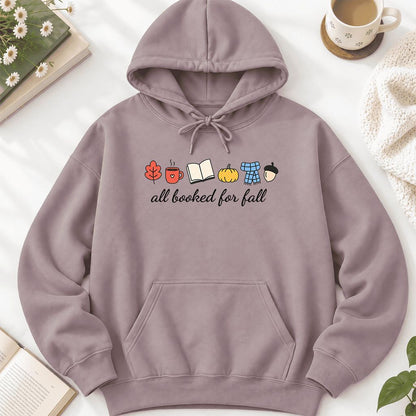 All Booked For Fall Softstyle Hoodie | Cozy Book Lover Gift Paragon