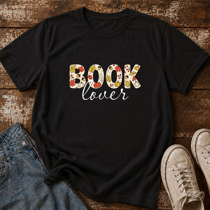 Book Lover Printed T-Shirt | Book Lover Gift Black