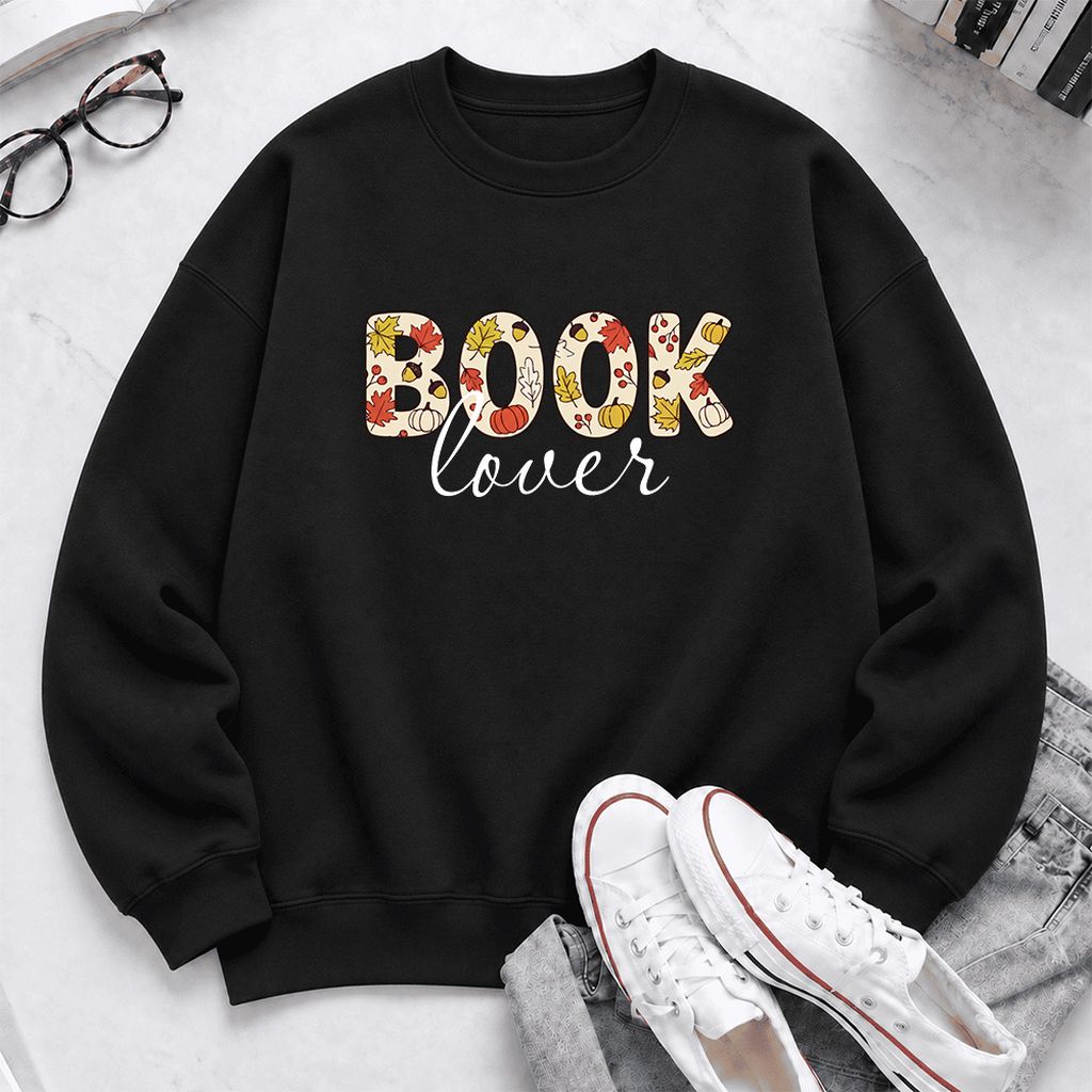 Book Lover Softstyle Sweatshirt | Book Lover Gift Black