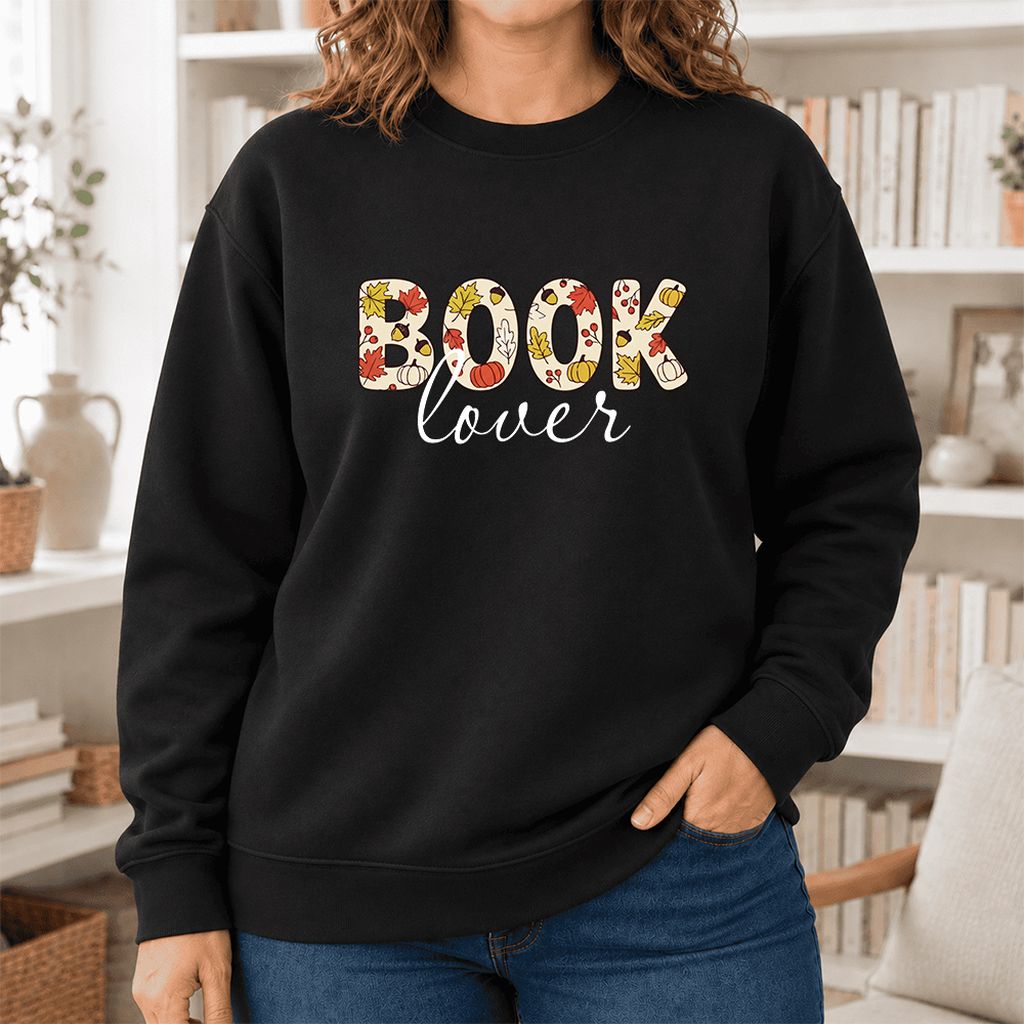 Book Lover Softstyle Sweatshirt | Book Lover Gift Black