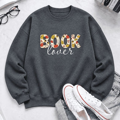 Book Lover Softstyle Sweatshirt | Book Lover Gift Dark Heather