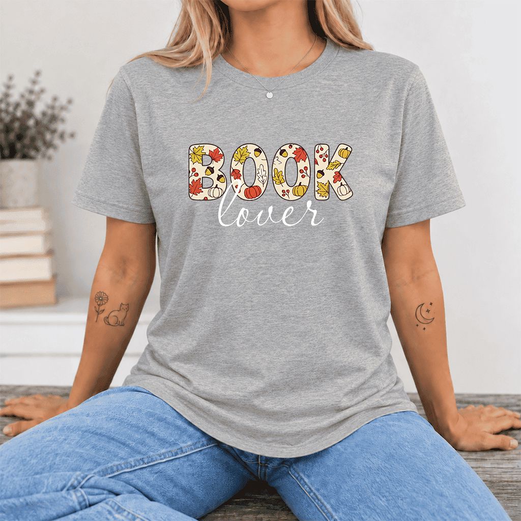 Book Lover Ultra-Soft Cotton T-Shirt | Book Lover Gift Athletic Heather