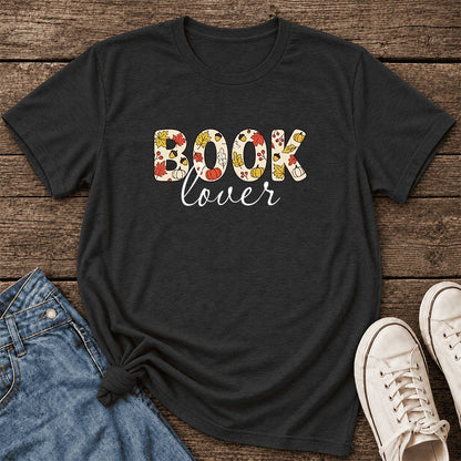 Book Lover Ultra-Soft Cotton T-Shirt | Book Lover Gift Black Heather