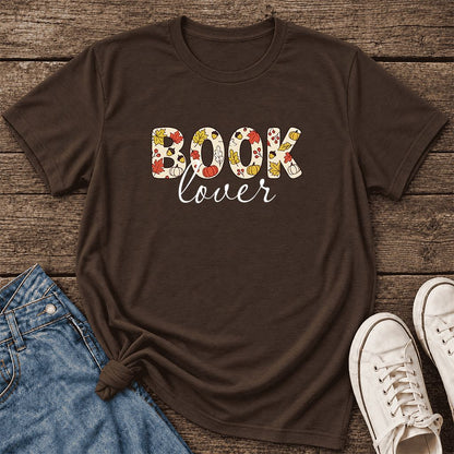 Book Lover Ultra-Soft Cotton T-Shirt | Book Lover Gift Brown