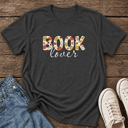Book Lover Ultra-Soft Cotton T-Shirt | Book Lover Gift Dark Grey Heather