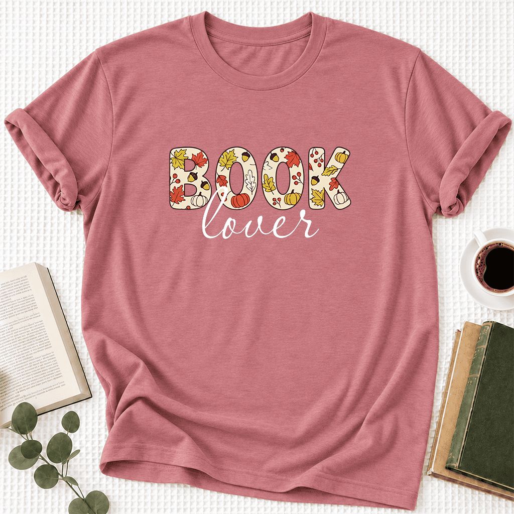 Book Lover Ultra-Soft Cotton T-Shirt | Book Lover Gift Mauve