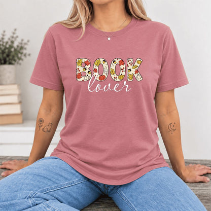 Book Lover Ultra-Soft Cotton T-Shirt | Book Lover Gift Mauve