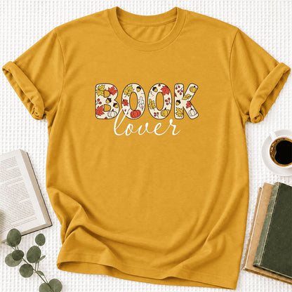 Book Lover Ultra-Soft Cotton T-Shirt | Book Lover Gift Mustard