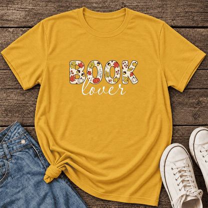Book Lover Ultra-Soft Cotton T-Shirt | Book Lover Gift Mustard