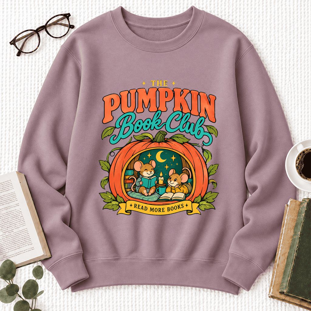 The Pumpkin Book Club Softstyle Sweatshirt | Halloween Reader Gift Paragon
