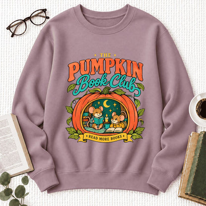 The Pumpkin Book Club Softstyle Sweatshirt | Halloween Reader Gift Paragon