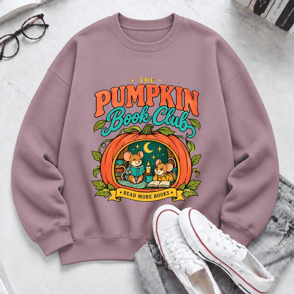 The Pumpkin Book Club Softstyle Sweatshirt | Halloween Reader Gift Paragon