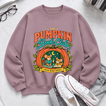 The Pumpkin Book Club Softstyle Sweatshirt | Halloween Reader Gift Paragon