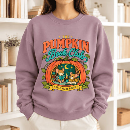 The Pumpkin Book Club Softstyle Sweatshirt | Halloween Reader Gift Paragon