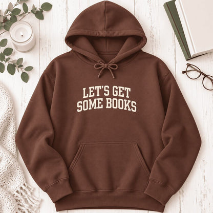 Let's Get Some Books Softstyle Hoodie | Book Lover Gift Cocoa