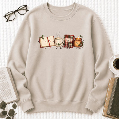 Christmas Cozy Club Printed Sweatshirt | Christmas Gift Sand