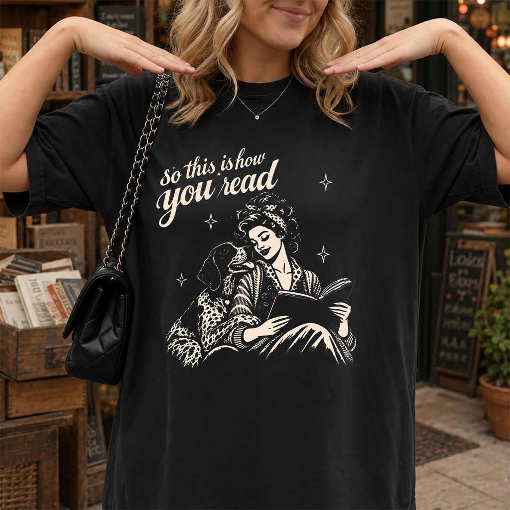 How You Read German Shorthaired Pointer Printed T-Shirt | Reader Gift Black