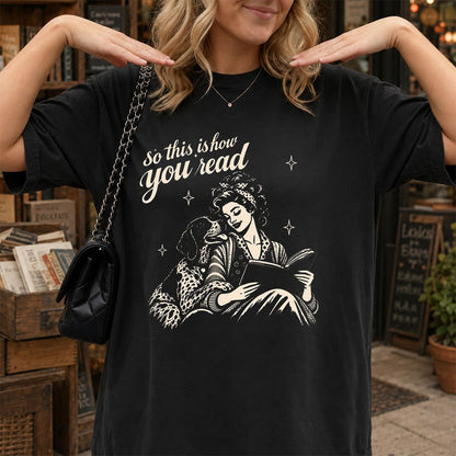 How You Read German Shorthaired Pointer Printed T-Shirt | Reader Gift Black