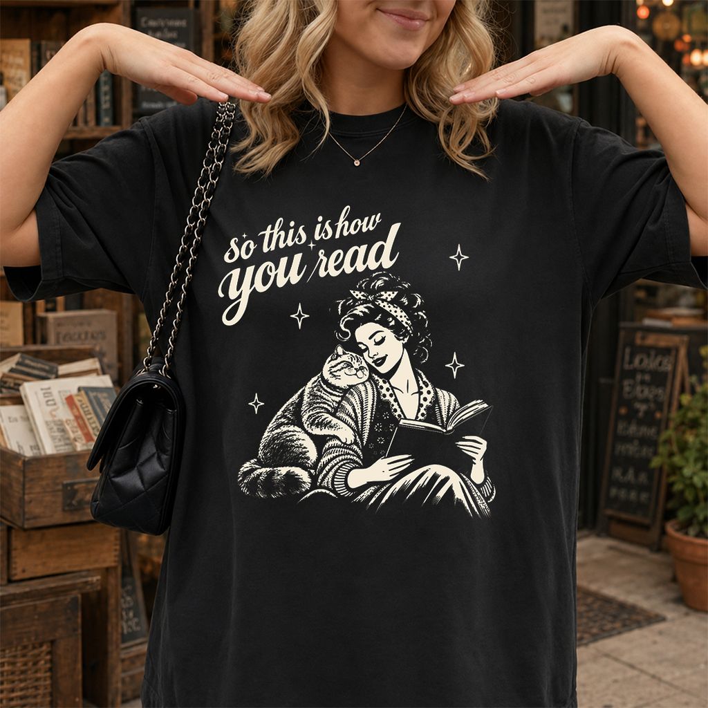 How You Read Printed British Shorthair T-Shirt | Cat Lover Reader Gift Black