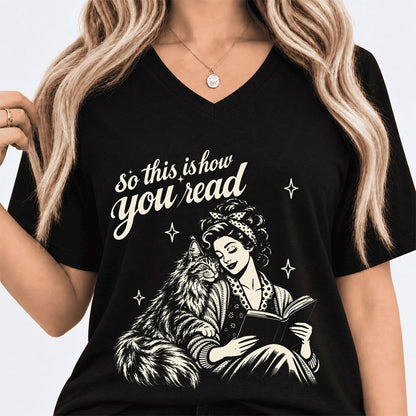 How You Read Printed Maine Coon Sweatshirt | Cat Lover Reader Gift Black