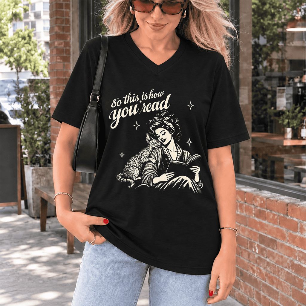 How You Read Printed Devon Rex Sweatshirt | Cat Lover Reader Gift Black