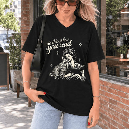 How You Read Printed Devon Rex Sweatshirt | Cat Lover Reader Gift Black