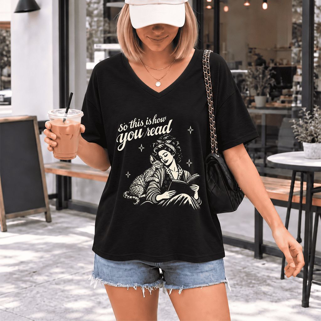 How You Read Printed Devon Rex Sweatshirt | Cat Lover Reader Gift Black
