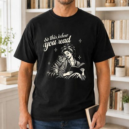 How You Read Exotic Shorthair Printed T-Shirt | Cat Lover Gift Black