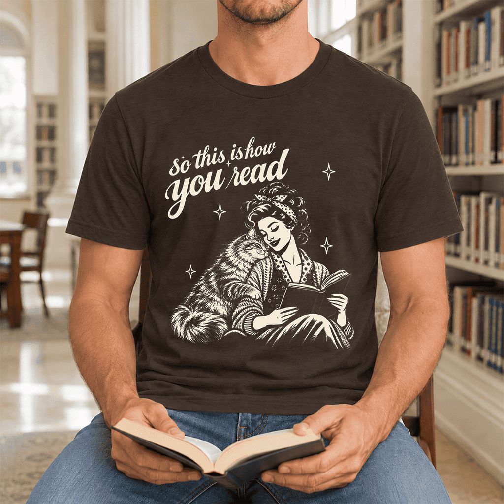 So This Is How You Read Siberian Ultra-Soft Cotton T-Shirt | Reader Gift Brown