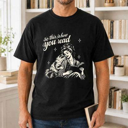 How You Read Ragdoll Printed T-Shirt | Cat Lover Reader Gift Black