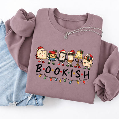 Bookish Things Softstyle Sweatshirt | Christmas Reader Gift Paragon