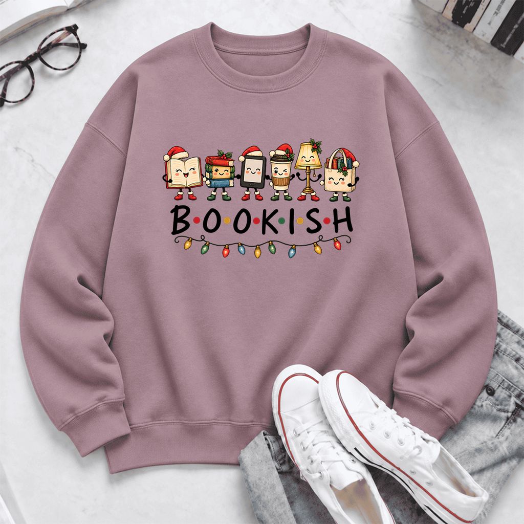 Bookish Things Softstyle Sweatshirt | Christmas Reader Gift Paragon