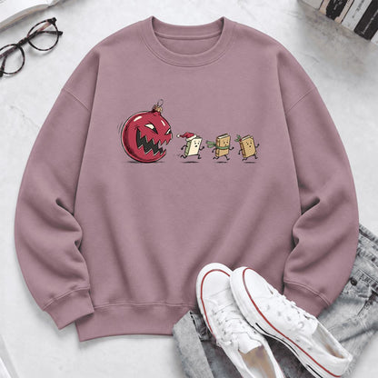 Christmas Book Chase Softstyle Sweatshirt | Holiday Book Lover Gift Paragon