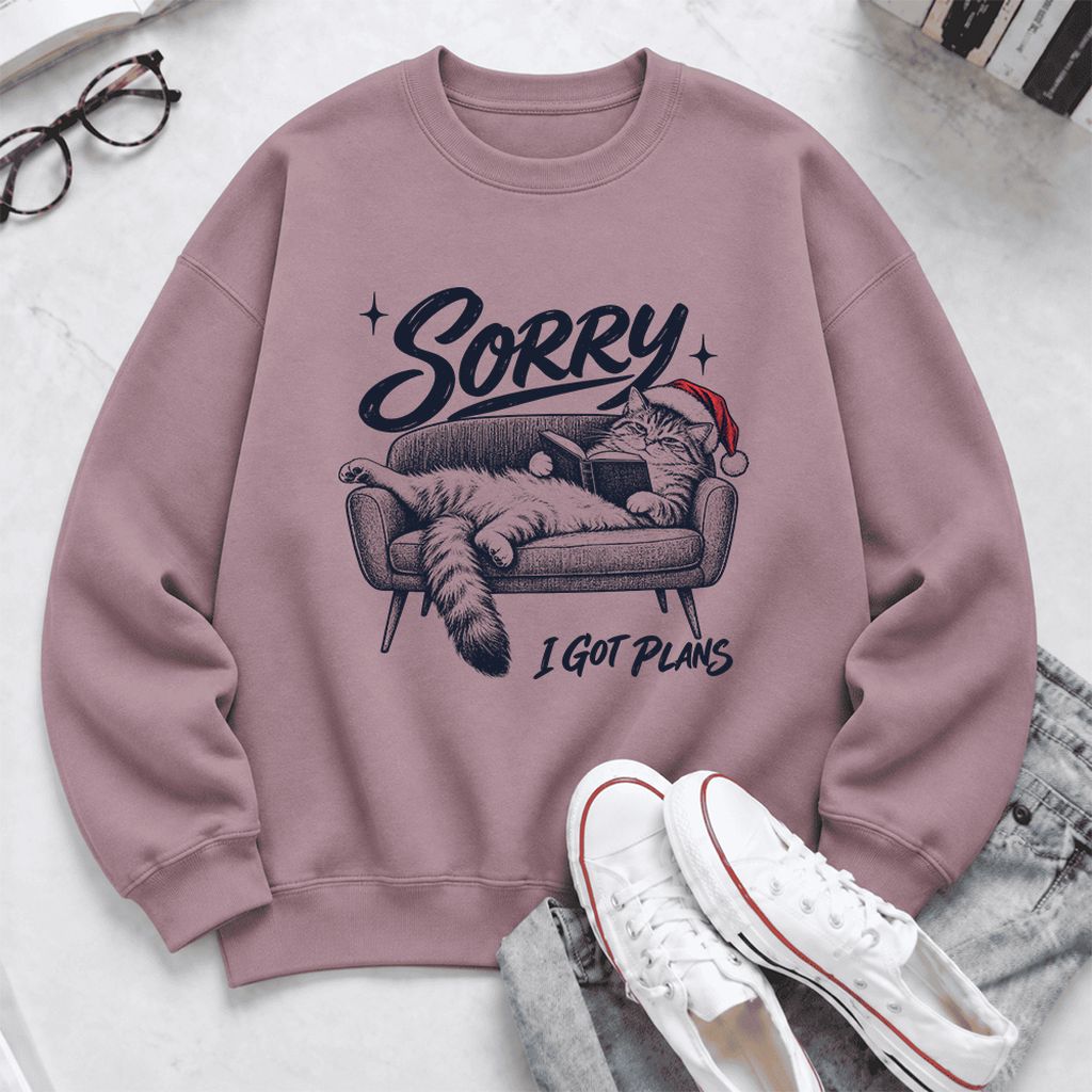 Sorry I Got Plans Softstyle Sweatshirt | Christmas Reader Gift Paragon