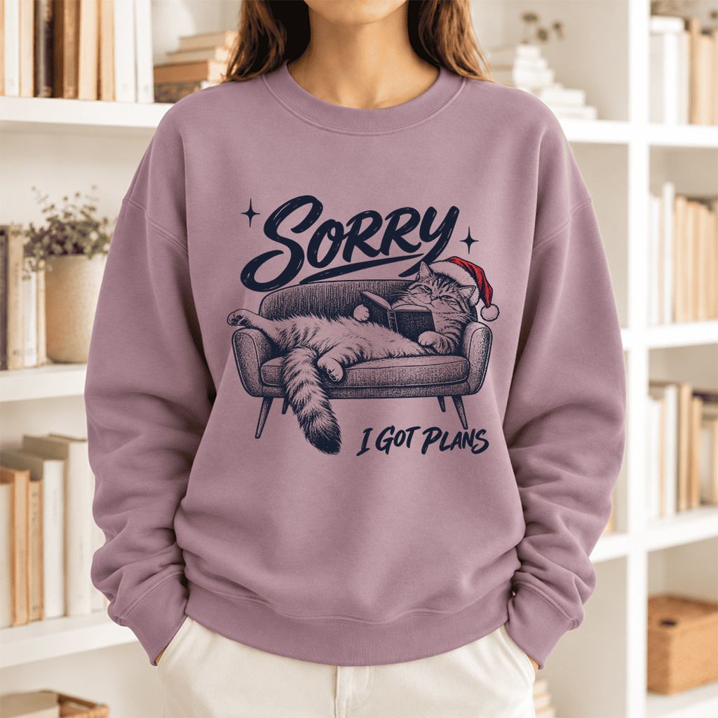 Sorry I Got Plans Softstyle Sweatshirt | Christmas Reader Gift Paragon