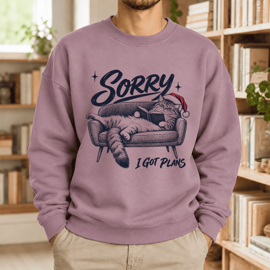 Sorry I Got Plans Softstyle Sweatshirt | Christmas Reader Gift Paragon