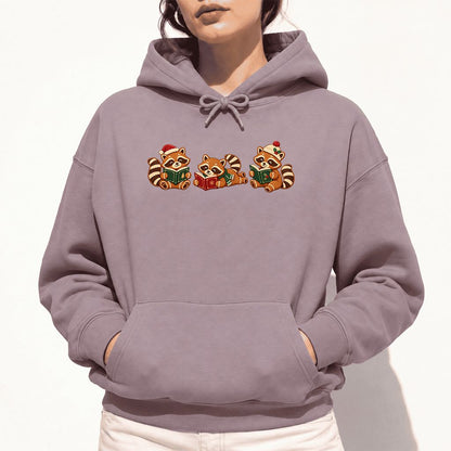 Cozy Christmas Cats Softstyle Hoodie | Holiday Reader Gift Paragon
