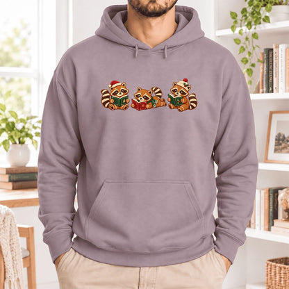 Cozy Christmas Cats Softstyle Hoodie | Holiday Reader Gift Paragon