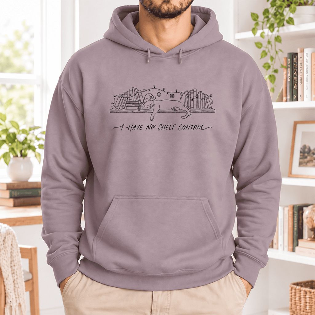 I Have No Shelf Control Softstyle Hoodie | Christmas Book Lover Gift Paragon