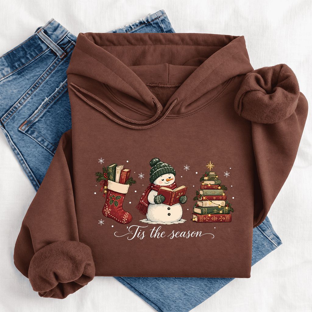 'Tis The Season Softstyle Hoodie | Christmas Gift Cocoa