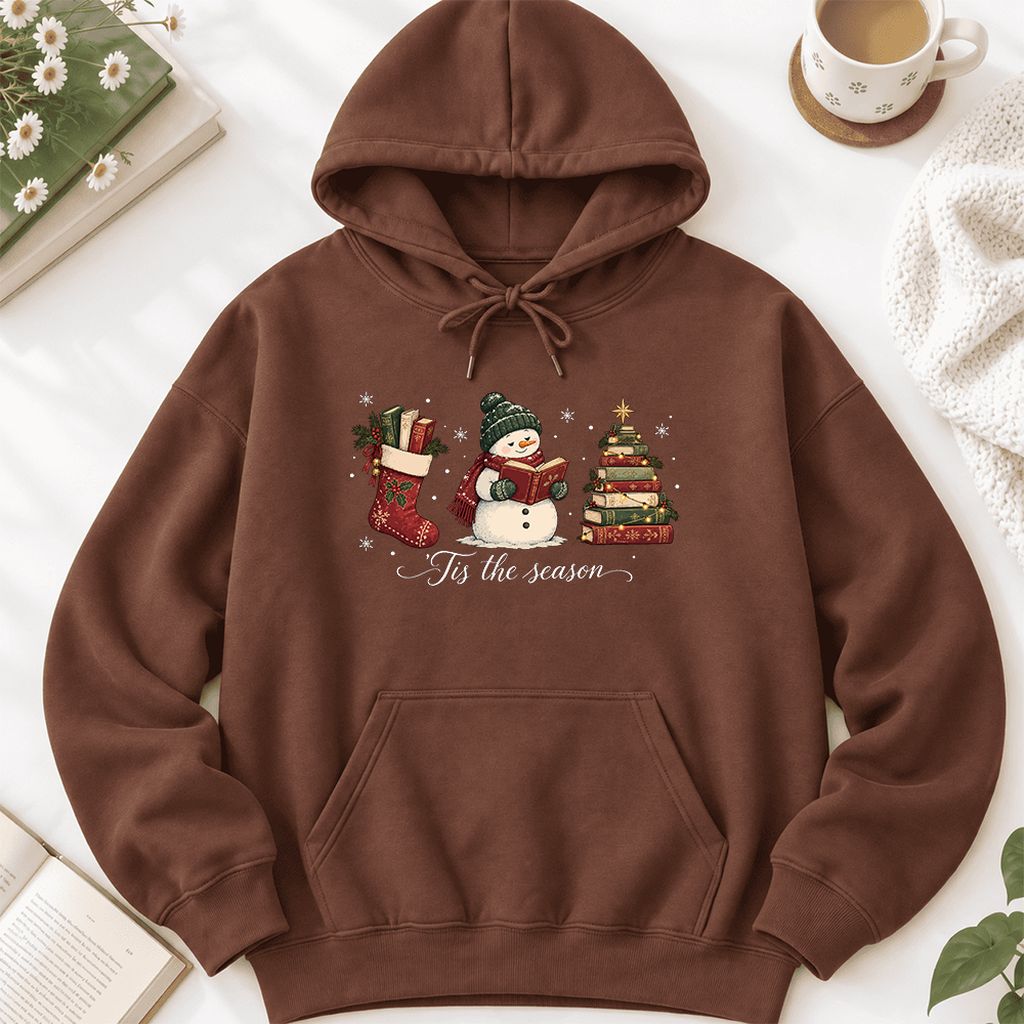 'Tis The Season Softstyle Hoodie | Christmas Gift Cocoa