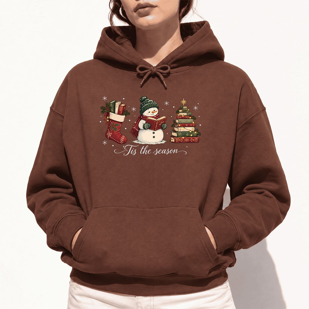 'Tis The Season Softstyle Hoodie | Christmas Gift Cocoa